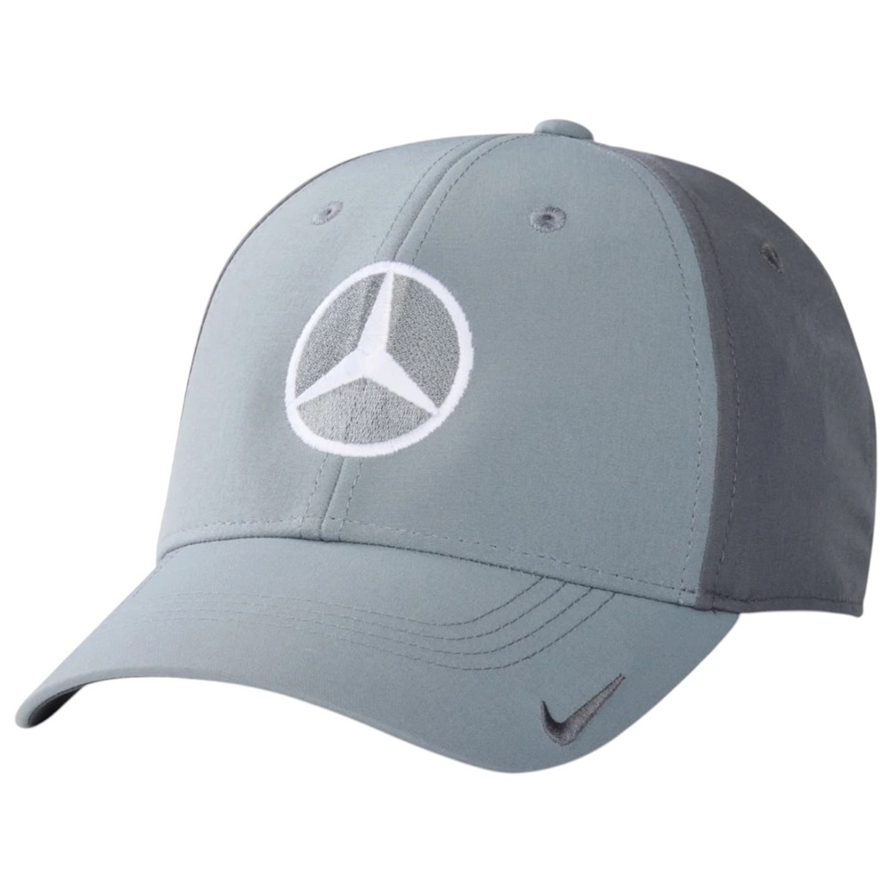 NEW Mercedes Benz Nike Legacy 91 DRI-FIT Club Hat Black Adjustable Golf Cap XL